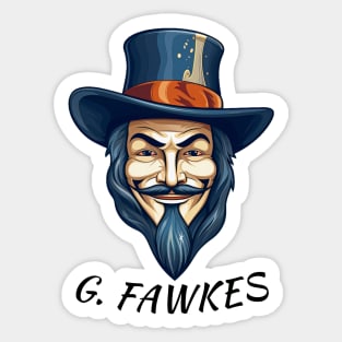 Remember Remember The 5th Of November | Guy Fawkes Night Sticker